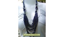 Paua Layered Necklace Beaded